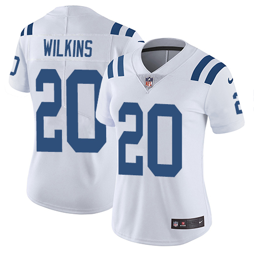 Indianapolis Colts 20 Limited Jordan Wilkins White Nike NFL Road Women Jersey Indianapolis Colts Vapor UntouchableVapor Untouchable jerseys
